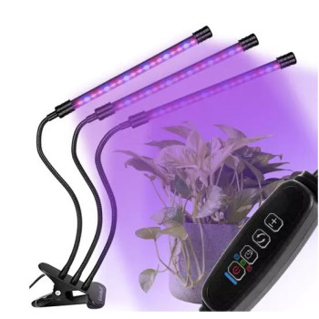 Trīskāršā fitolampa ar taimeri