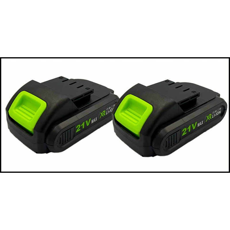 Triecienurbjmašīna-skrūvgriezis ar instrumentu komplektu + 2 akumulatori 21V