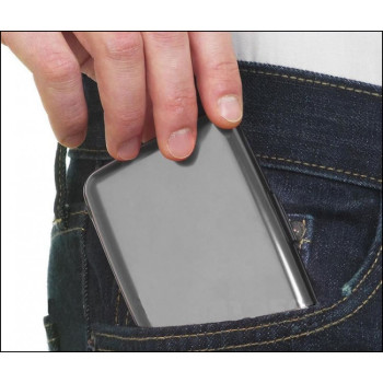 Alumīnija maciņš klienta kartēm