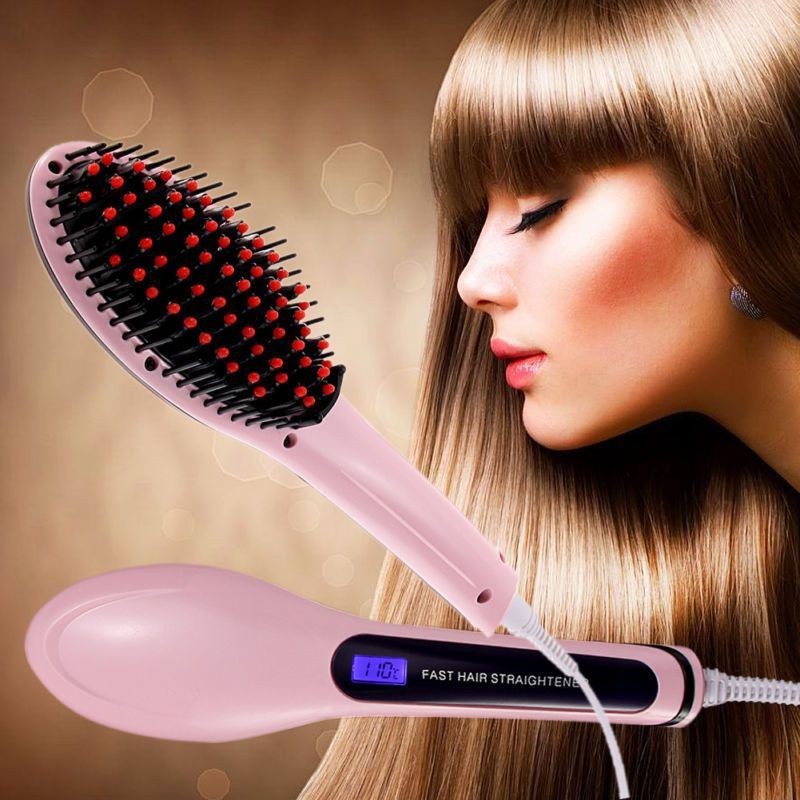 Elektriskā matu suka – matu taisnotājs Fast Hair Straightener