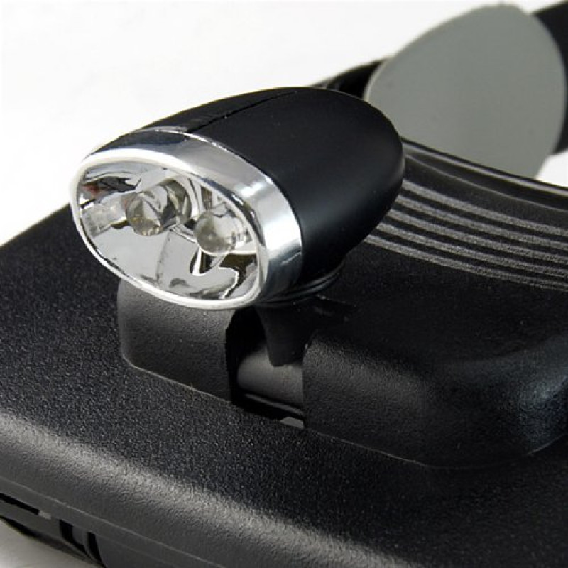Lupa-brilles ar maināmām lēcām un LED apgaismojumu