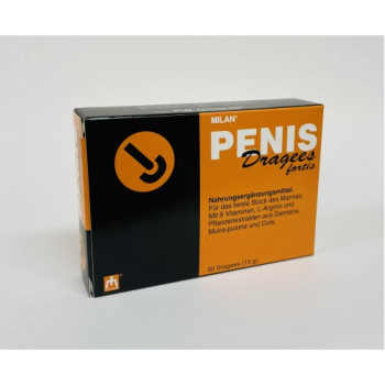 Penis Dragees Fortis - vīriešu dzimumlocekļa stingrumam